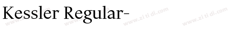 Kessler Regular字体转换
